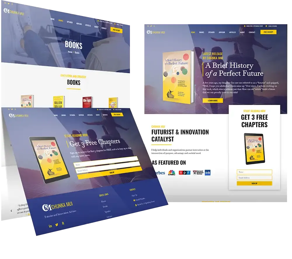 Author Website Design servcies by The Authors Lab